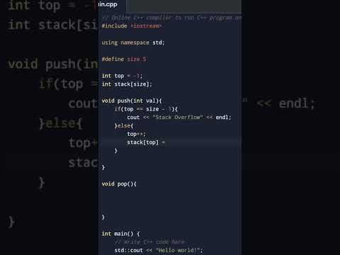 Stack in C++