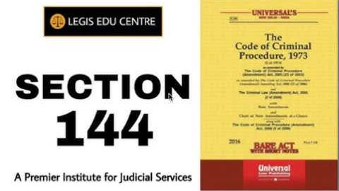 A Brief Overview on Section 144 of Criminal Procedure Code, 1973 #lockdown #curfew #coronavirus