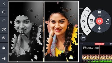 Instagram Trending Ink Splash Video Editing in Kinemaster