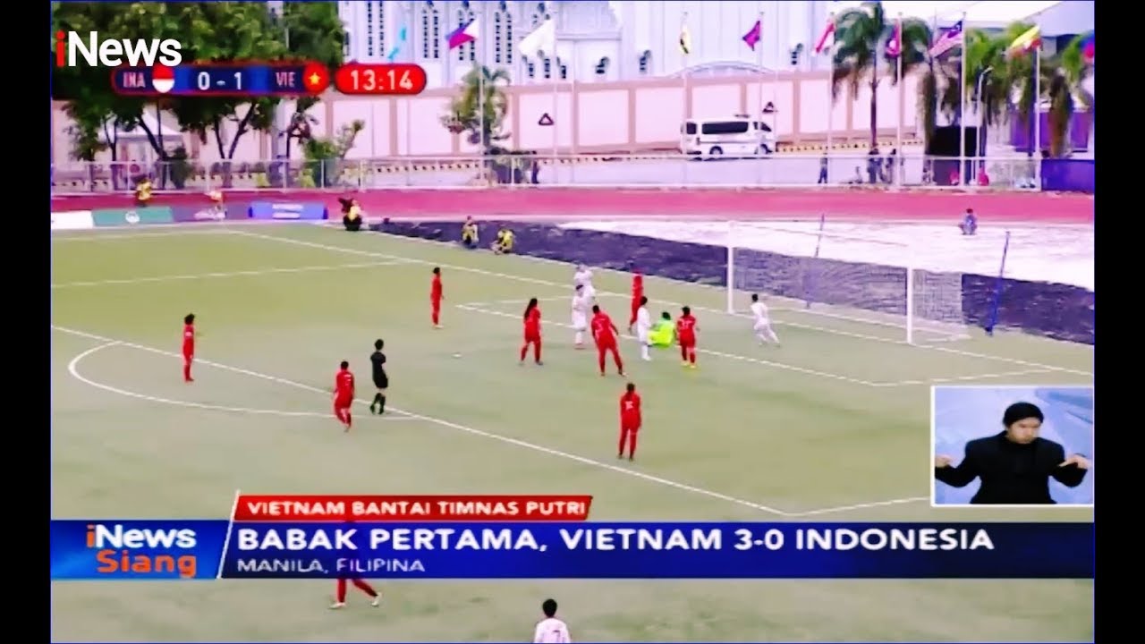Skor 3-0, Vietnam Bantai Timnas Sepakbola Putri Indonesia - iNews Siang