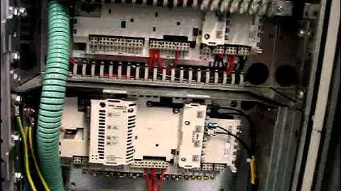 ABB ACS800 550HP ULH Drive Keypad and Fiber Optic Overview 5 of 7