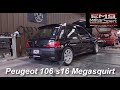 Carto megasquirt sur cette peugeot 106 s16 prpare 