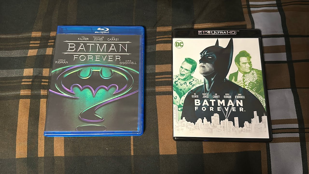 Batman Forever Blu-ray Movie - Classic Superhero Film With Val Kilmer