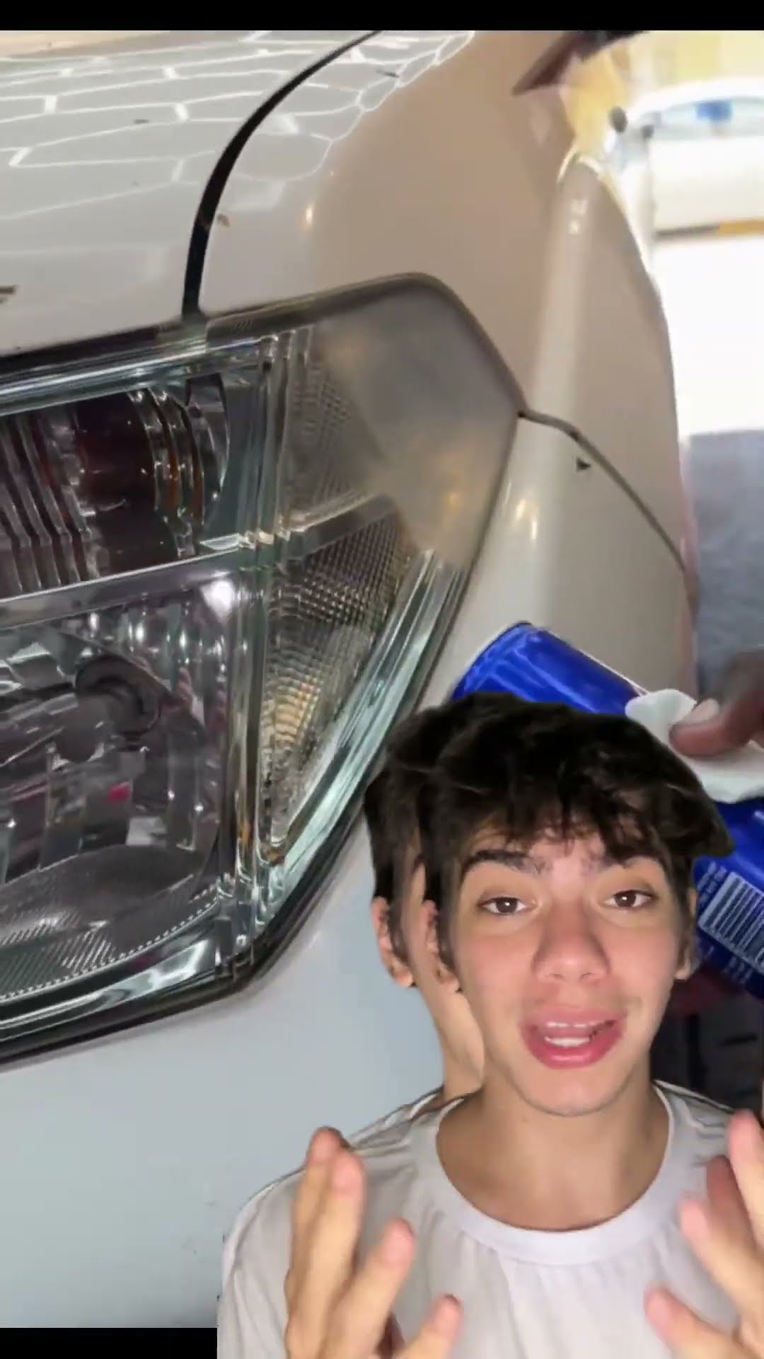 Farol sujo? Usa o soprador térmico com latinha e limpa rapidinho! ??