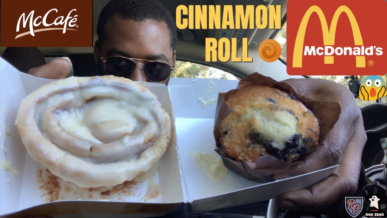 McDonald’s NEW Cinnamon Roll Review! Mcdonald's Apple Fritter