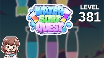 Water Sort Quest Level 381 Solution Walkthrough