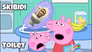 Can Peppa Save George From the Skibidi Toilet? TRY NOT TO LAUGH!