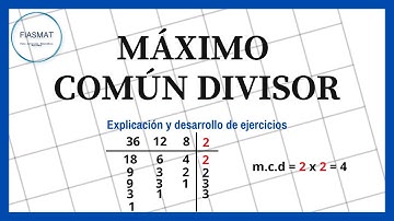 Máximo Común Divisor || Ejercicios resueltos