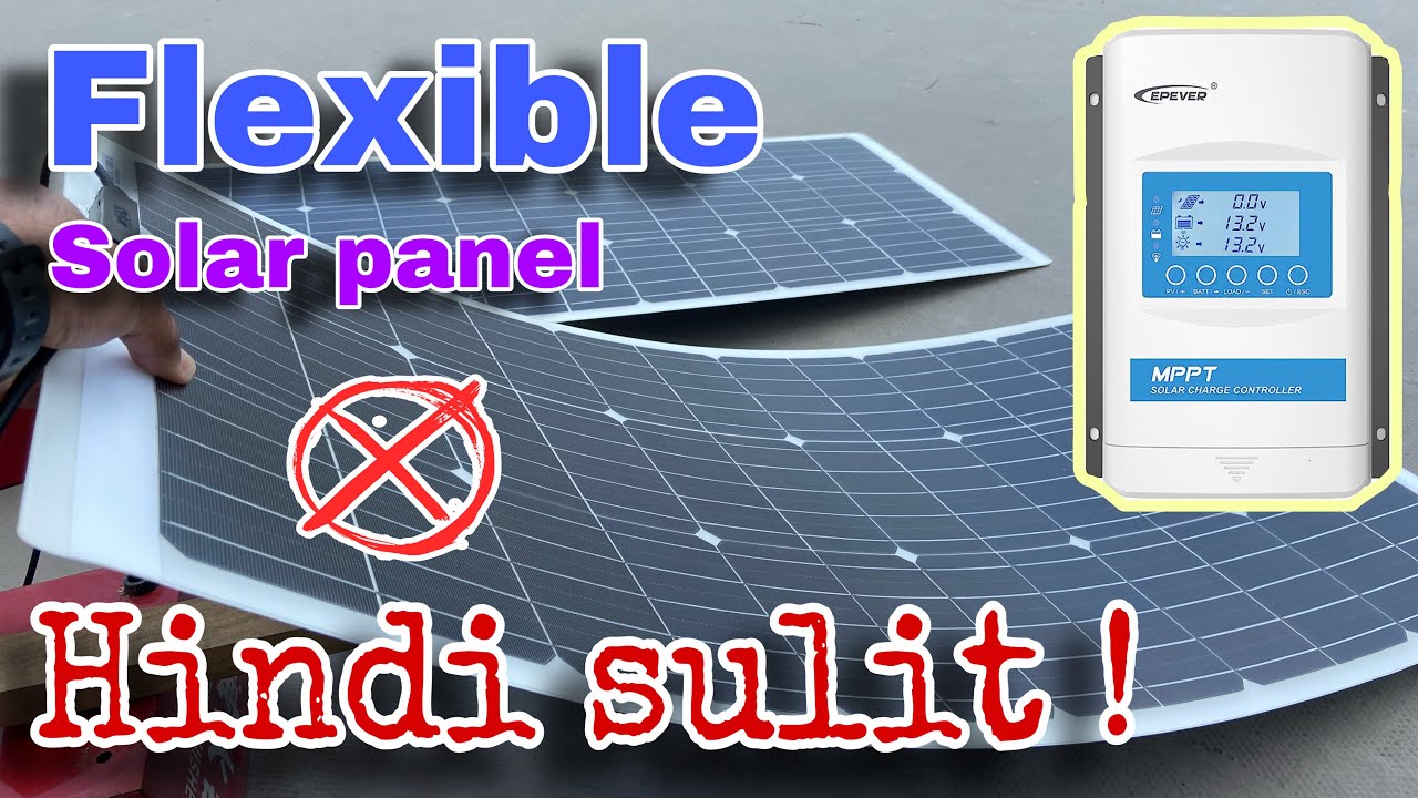 Flexible Solar Panel Test using EPEVER XTRA SERIES MPPT