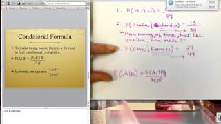 Conditional Probability Part 3: Freq Tables Test for Independence