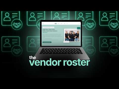 Vendor Roster video thumbnail