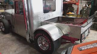 At My Buddys Garage Looking At Really Cool Cars And Trucks Plus Motorcycle And Mario Bros. Boat