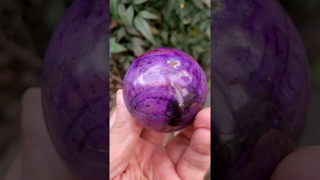 超激レア！世界三大ヒーリングストーン！南アフリカ産スギライト53mm丸