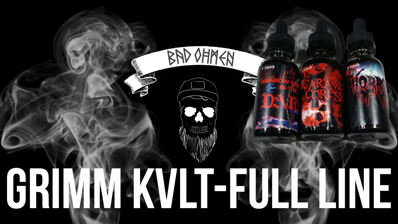 GRIMM KVLT FULL LINE E-LIQUID REVIEW!