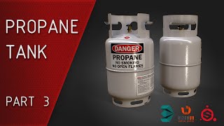 Propane Tank | Asset modeling | 3dsmax, Rizom UV, Substance Painter - PART 3