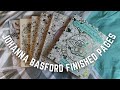 ALL of my johanna basford finished pages!