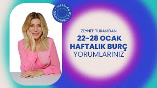 22 - 28 OCAK HAFTALIK BURÇ YORUMLARI | ZEYNEP TURAN TWİTBURC