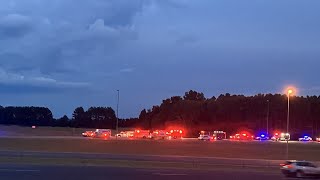 One killed, five injured in wreck on I-565 W near Research Park Blvd.
