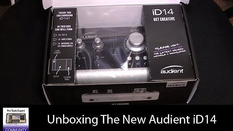 Unboxing The Audient iD14 USB Interface