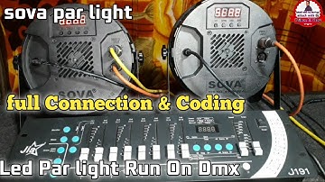 How to run LED Par light in Hindi | DMX Tutorial in Hindi