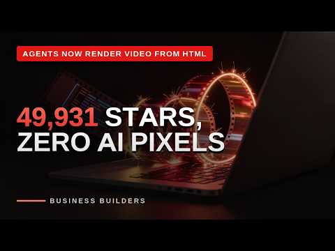 49,931 Stars: Agents Now Render Video From HTML
