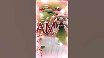 Letter Name WhatsApp status🥀✨ #boynames #babynamesuggestions #love #namestatus