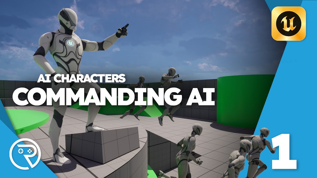 Unreal Engine 5 Tutorial - Commanding AI Part 1: Gathering AI - YouTube