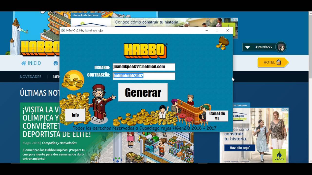 trucos de habbo creditos infinitos