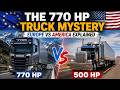 Why European Trucks Have 770 HP But American Trucks Don’t | Europe vs USA Trucks Explained
