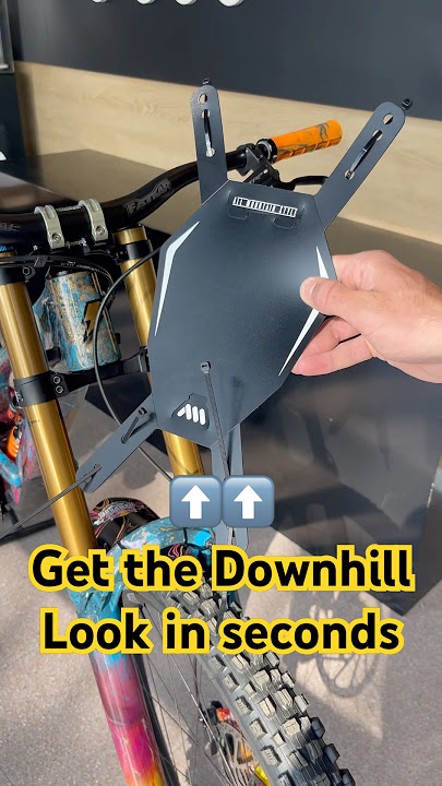 🛠️How to give your bike a Pro downhill look in a seconds🔥 #allmountainstyle #downhill