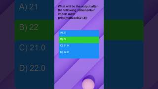 Python Quiz No.109 With Explanation | Learn & Test Together | #pythonquiz #pyforpython #pythonshorts