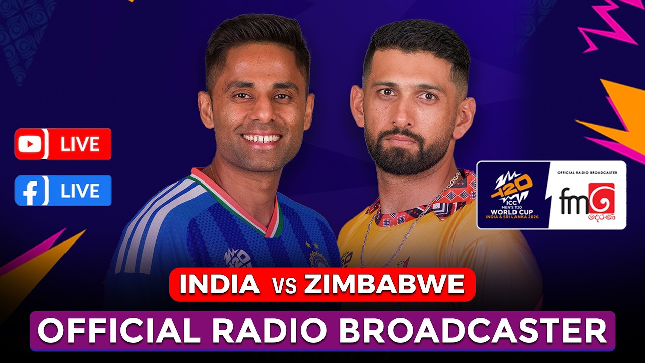 🔴 India vs Zimbabwe LIVE |  ICC T20 WORLD CUP 2026