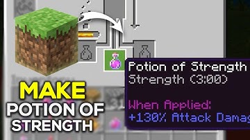 How To Make Potion Of Strength In Minecraft - Easy Guide