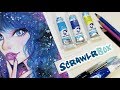 Reto ScrawlrBox! Dibujar con los materiales de la caja misteriosa de arte! | Diana Díaz