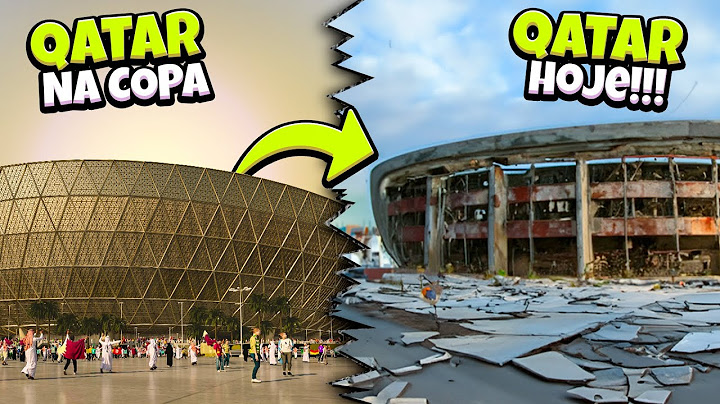 OLHA COMO ESTÁ O QATAR DEPOIS DA COPA! ABSURDO!