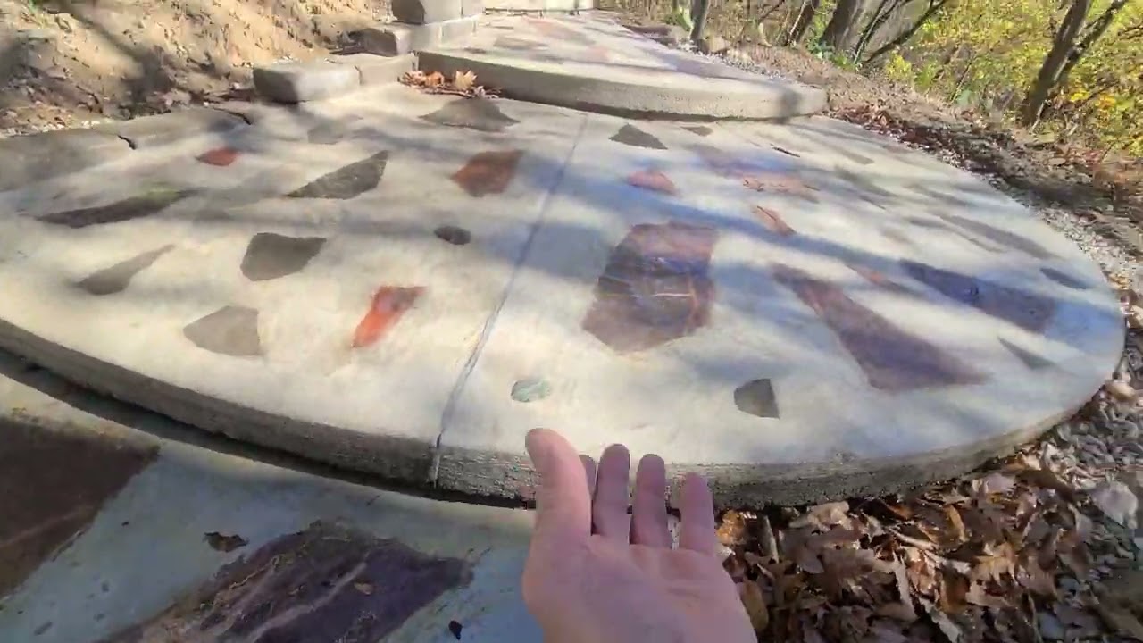 Formingva Stone & Concrete patio terrace on Granny's Walkway: 2024