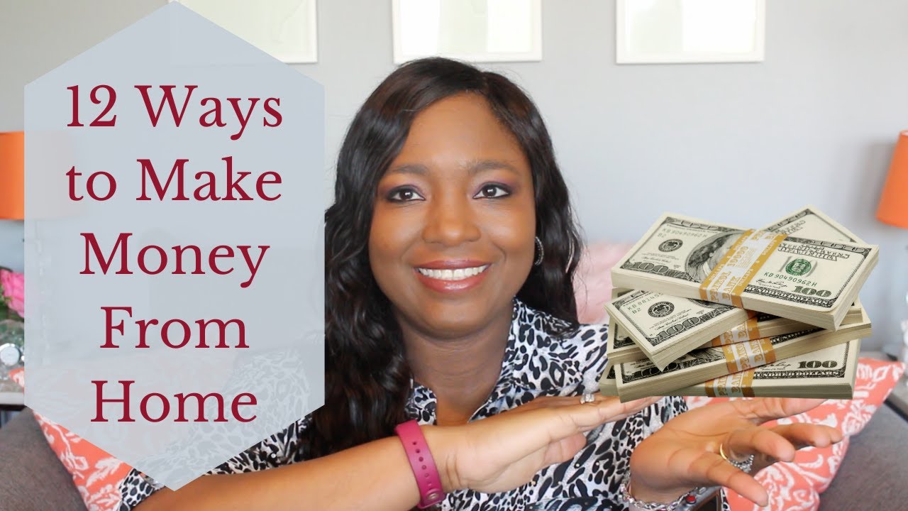 12 WAYS TO MAKE MONEY FROM HOME Easy and Fun Work From Home Jobs You