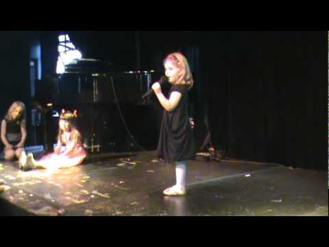 Reese Danhauer singing "Be Our Guest"