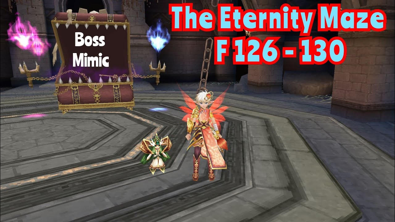 Iruna Online The Eternity Maze Floor 126 130 (Boss Mimic) YouTube