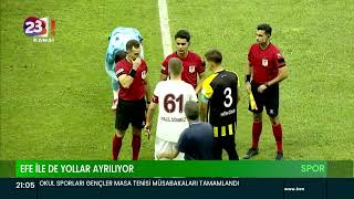 Sç Elaziğspor, Beklenti̇leri̇ Karşilayamayan Genç Oyuncu Efe Tatli İle Yollari Ayirdi