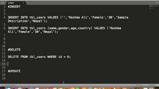 PHP - Day 26 - MySQL Queries