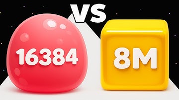 JELLY 2048 vs JELLY CUBE ⭐ Ultra Satisfying ASMR Drop & Merge Gameplay | Android iOS WR25667