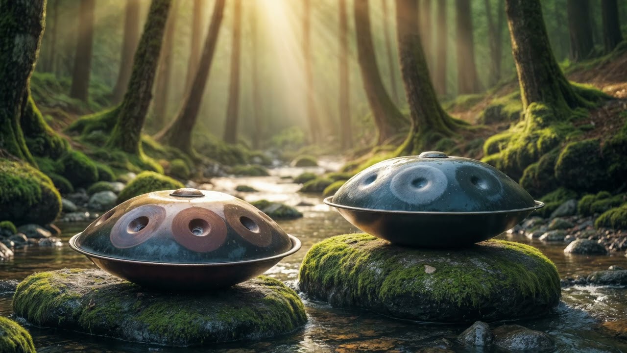 Echoes of Silence | Calming Hang Drum Music for Deep Meditation & Stress Relief | Nexus beats