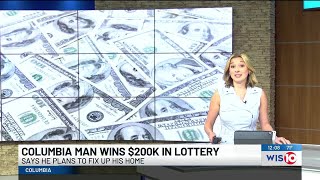 Midlands man intends to fix house after $200K win from lottery ticket