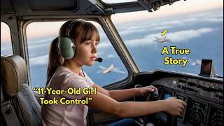 "The Plane Went Silent at 30,000 Feet — Until an 11-Year-Old Girl Took the Pilot's Seat"