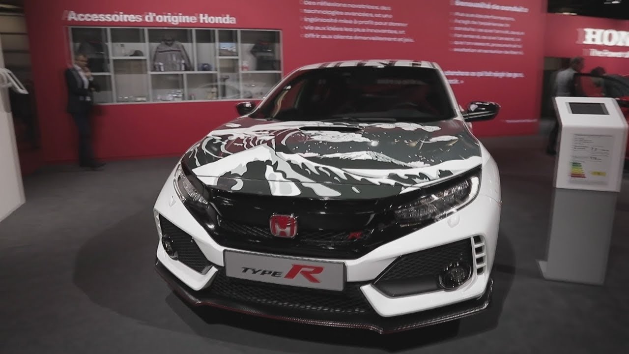 Honda Civic Type R Art Car Manga (2019) Exterior Interior
