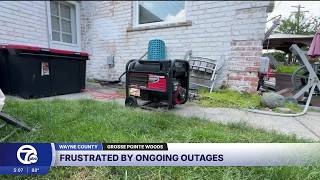 Grosse Pointe Woods residents still without power after storms