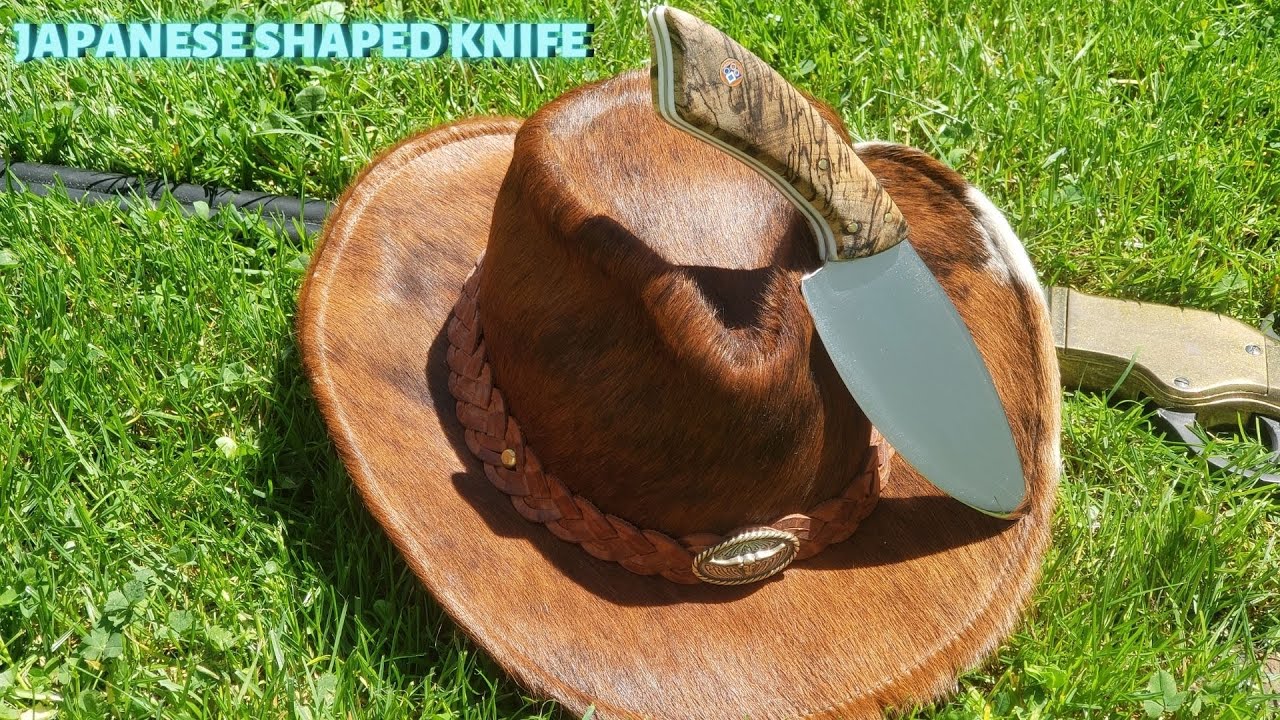 Handmade Japanese Shaped Kitchen Knife (Cuchillo de Cocina Japonés Hecho a Mano) #cuchillo #knife