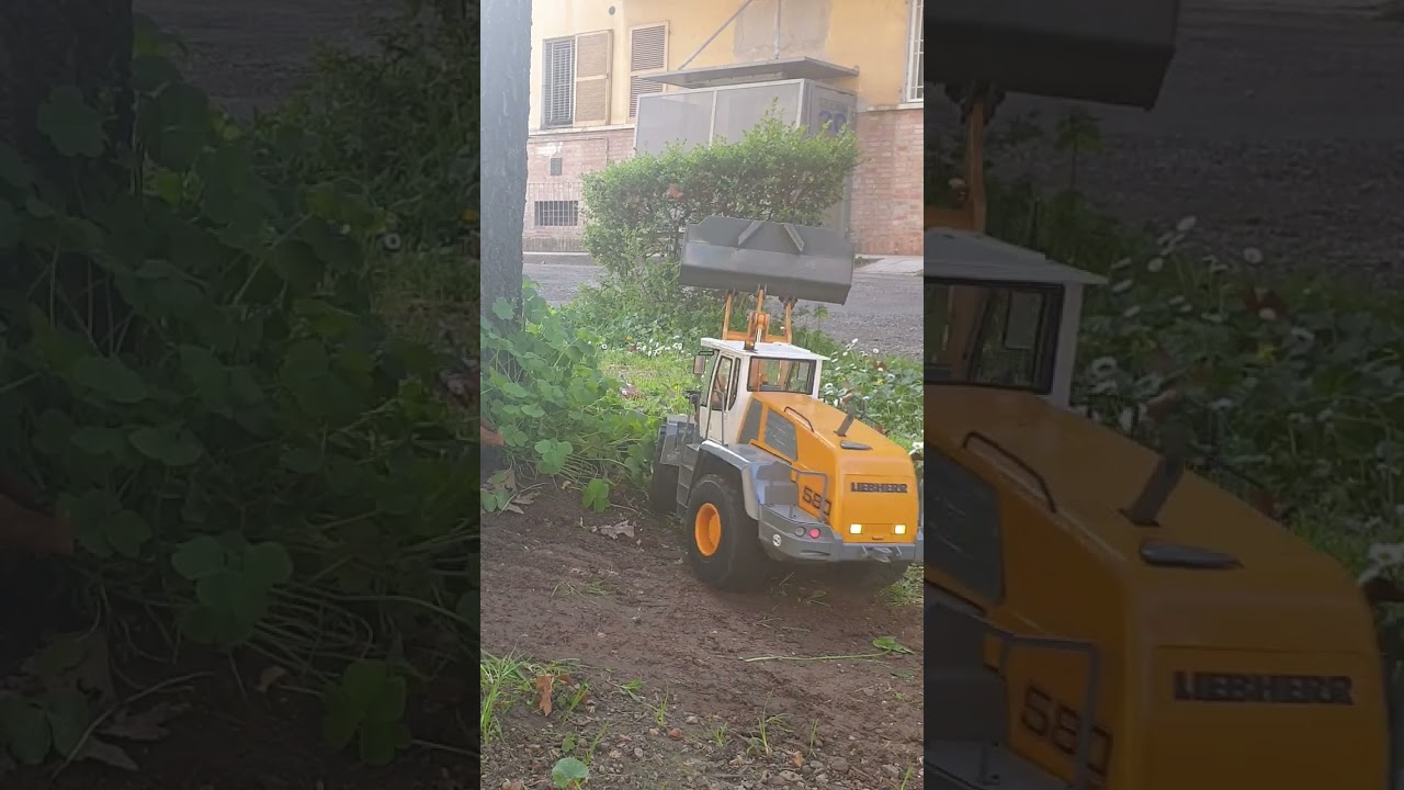 pala gomma liebherr 580 2plus2 Rc ‎@escavatoreRc-scibo 