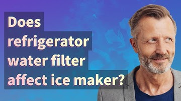 Does refrigerator water filter affect ice maker?
